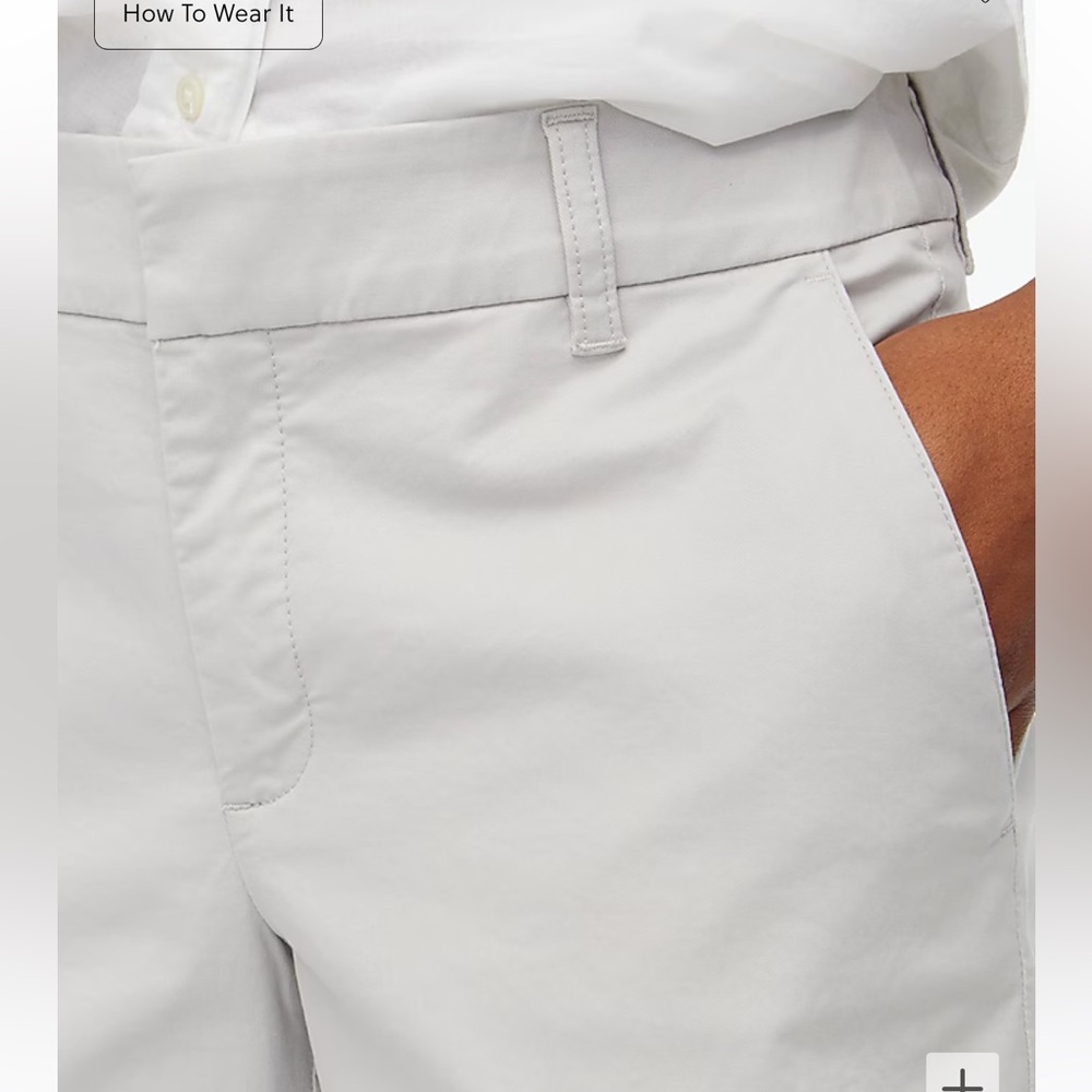 NWT J Crew 9" Frankie bermuda chino short, size: 8 - Picture 3 of 9